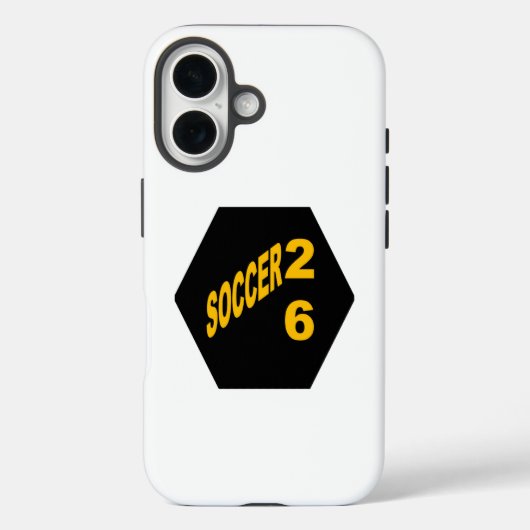 Coques Case-Mate iPhone Boîtier Apple iPhone 16 FOOTBALL 26 (Verso)
