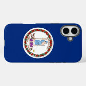 Coques Case-Mate iPhone Boîtier Apple iPhone 16 Plus, drapeau de Virginie (Verso (horizontal))