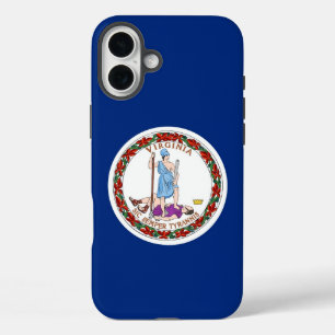 Coques iPhone 16 Plus Boîtier Apple iPhone 16 Plus, drapeau de Virginie