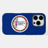 Coques Case-Mate iPhone Boîtier Apple iPhone 16 Pro, drapeau de l'État de (Verso (horizontal))