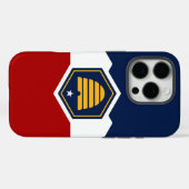 Coques Case-Mate iPhone Boîtier Apple iPhone 16 Pro, drapeau de l'État de (Verso (horizontal))