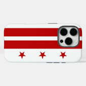 Coques Case-Mate iPhone Boîtier Apple iPhone 16 Pro, drapeau de Washington (Verso (horizontal))