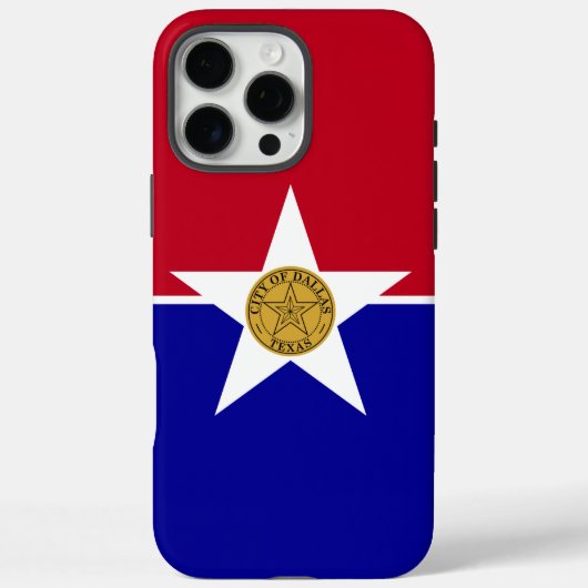 Coques Case-Mate iPhone Boîtier Apple iPhone 16 Pro Max, drapeau de Dallas (Verso)