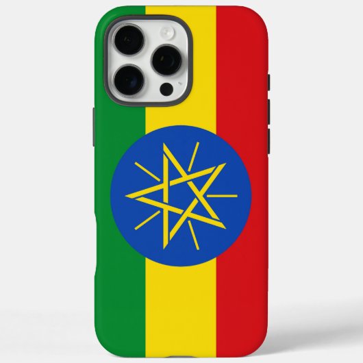 Coques Case-Mate iPhone Boîtier Apple iPhone 16 Pro Max, drapeau de l'Éthi (Verso)