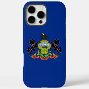 Coques iPhone 16 Pro Max Boîtier Apple iPhone 16 Pro Max, drapeau de Pennsy