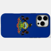 Coques Case-Mate iPhone Boîtier Apple iPhone 16 Pro Max, drapeau de Pennsy (Verso (horizontal))