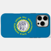 Coques Case-Mate iPhone Boîtier Apple iPhone 16 Pro Max, drapeau du Dakota (Verso (horizontal))