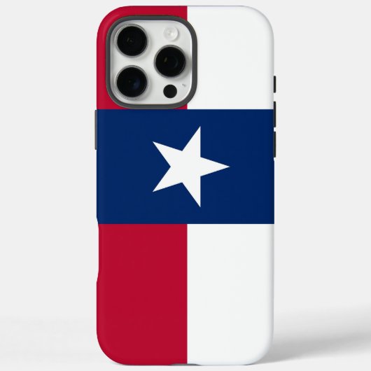 Coques Case-Mate iPhone Boîtier Apple iPhone 16 Pro Max, drapeau du Texas (Verso)