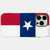 Coques Case-Mate iPhone Boîtier Apple iPhone 16 Pro Max, drapeau du Texas (Verso (horizontal))