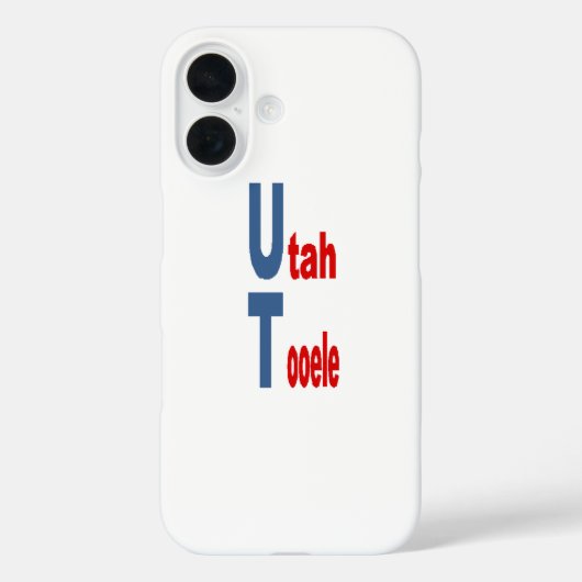 Coques Case-Mate iPhone Boîtier Apple iPhone 16 TOURISME UTAH (Verso)