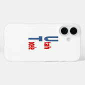 Coques Case-Mate iPhone Boîtier Apple iPhone 16 TOURISME UTAH (Verso (horizontal))