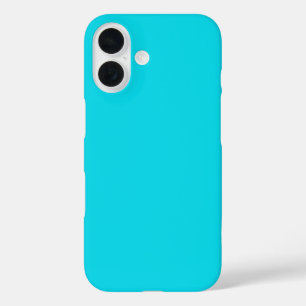 Coques iPhone 16 Boîtier Aqua Blue