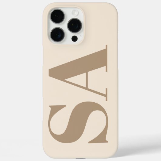 Coques Case-Mate iPhone Boîtier Case-Mate blanc antique tendance avec mono (Verso)