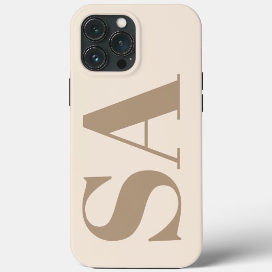 Coques Case-Mate iPhone Boîtier Case-Mate blanc antique tendance avec mono (Verso)