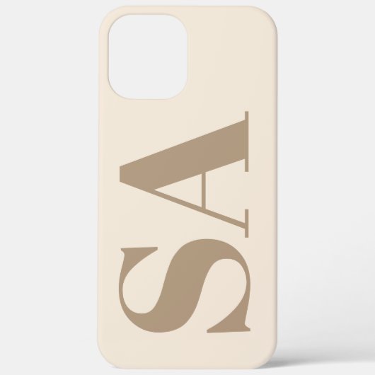 Coques Case-Mate iPhone Boîtier Case-Mate blanc antique tendance avec mono (Verso)