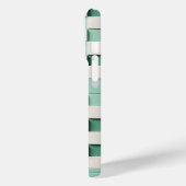 Coques Case-Mate iPhone Boîtier Cube Géométrique 3D Moderne - Vert Menthe (Verso / Gauche)