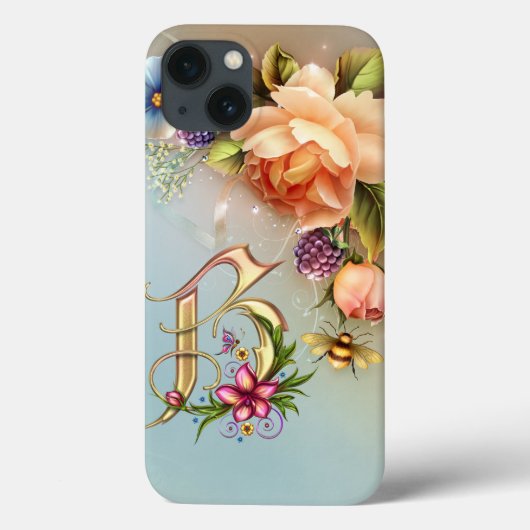 Coques Case-Mate iPhone Boîtier d'air iPad Monogram B (Verso)