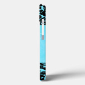 Coques Case-Mate iPhone Boîtier d'air Monogram Black and Blue Damask iPad (Verso / Gauche)