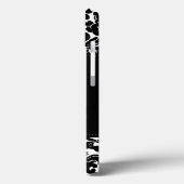 Coques Case-Mate iPhone Boîtier d'air Monogram noir et blanc Damask iPad (Verso / Gauche)