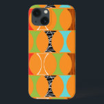 Etui iPhone 13 Boîtier d'air Motif orange moderne du milieu du si<br><div class="desc">Frappe, frappe. Qui est là ? Boîtier iPad Air Moderne Orange du Milieu du Siècle ! Hé, avec un design de ce rétro, vous n'avez pas besoin d'une ligne poinçonnée. Cette motif parfaitement mod est composée d'un arrière - plan orange vif et de rangées d'une forme kitsch adorable en vert,...</div>