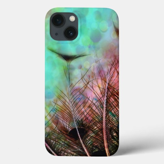 Coques Case-Mate iPhone Boîtier d'air Pastel Peacock Plumes iPad (Verso)