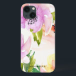 Case-Mate iPhone Case Boîtier d'air Pastel Watercolor Flowers Custom iPa<br><div class="desc">Jolie et élégante aquarelle illustration de fleurs blanches et lilas. Ce coque d'air iPad est personnalisable. Des articles similaires sont disponibles dans mon magasin.</div>
