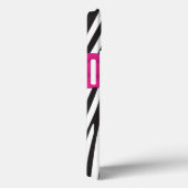Coques Case-Mate iPhone Boîtier d'air pour iPad rayé rose, noir, blanc Zèb (Verso / Droite)