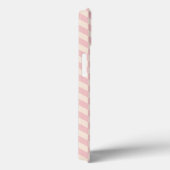Coques Case-Mate iPhone Boîtier d'air rose vierge Motif Herringbone (Verso / Droite)