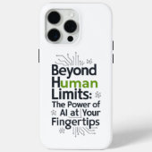 Coques Case-Mate iPhone Boîtier de puissance IA – Au-delà des limites huma (Verso)