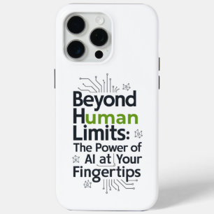 Coque iPhone 15 Pro Max Boîtier de puissance IA – Au-delà des limites huma
