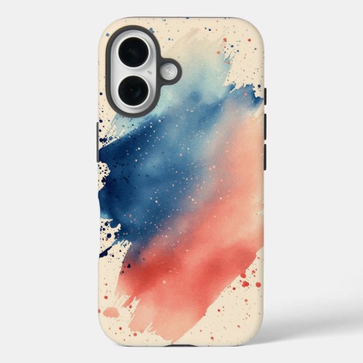 Coques Case-Mate iPhone Boîtier de téléphone à éclaboussure d'aquarelle (Verso)