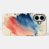 Coques Case-Mate iPhone Boîtier de téléphone à éclaboussure d'aquarelle (Verso (horizontal))