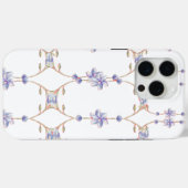 Coques Case-Mate iPhone Boîtier de téléphone à fleurs blanches (Verso (horizontal))