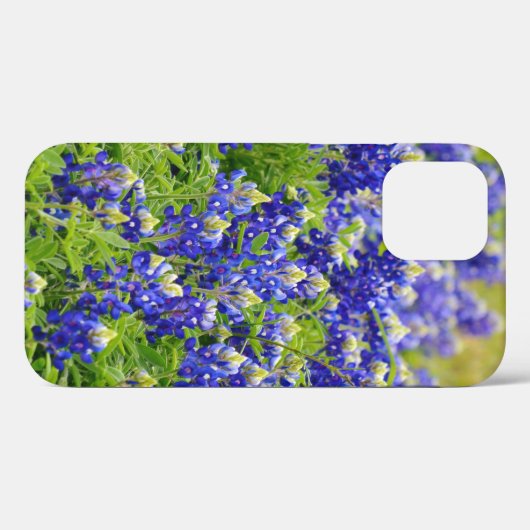 Coques Case-Mate iPhone Boîtier de téléphone à fleurs Texas Bluebonnets (Verso (horizontal))