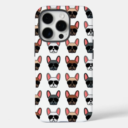 Coques Case-Mate iPhone Boîtier de téléphone à motif Bulldog français (Verso)