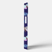 Coques Case-Mate iPhone Boîtier de téléphone à motif papillon bleu (Verso / Droite)