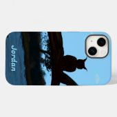 Coques Case-Mate iPhone Boîtier de téléphone Apple River Owl (Verso (horizontal))
