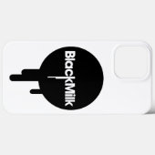 Coques Case-Mate iPhone Boîtier de téléphone au lait noir (Verso (horizontal))