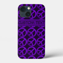 Boîtier de téléphone avec signature violette avec