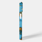 Coques Case-Mate iPhone Boîtier de téléphone bleu turquoise (Verso / Droite)