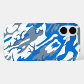 Coques Case-Mate iPhone Boîtier de téléphone Caméra bleu d'eau de glace (Verso (horizontal))