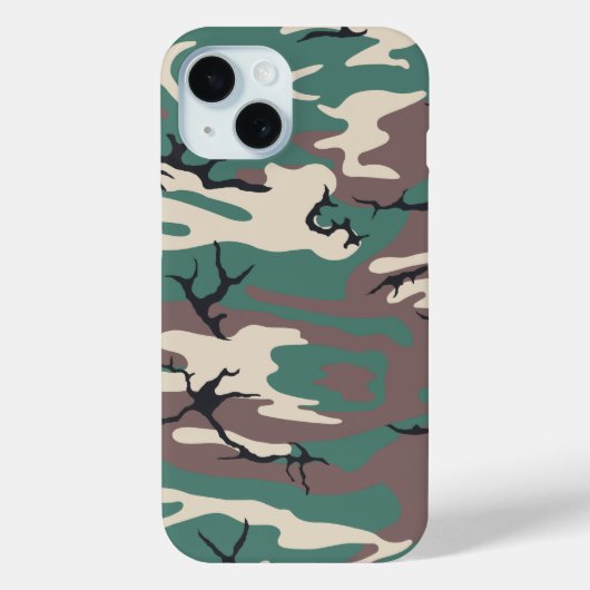 Coques Case-Mate iPhone Boîtier de téléphone Camo Woodland (Verso)