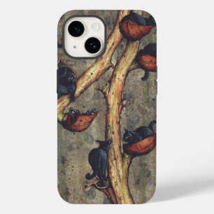 Coque Pour iPhone 14 Boîtier de téléphone Catkins vertical
