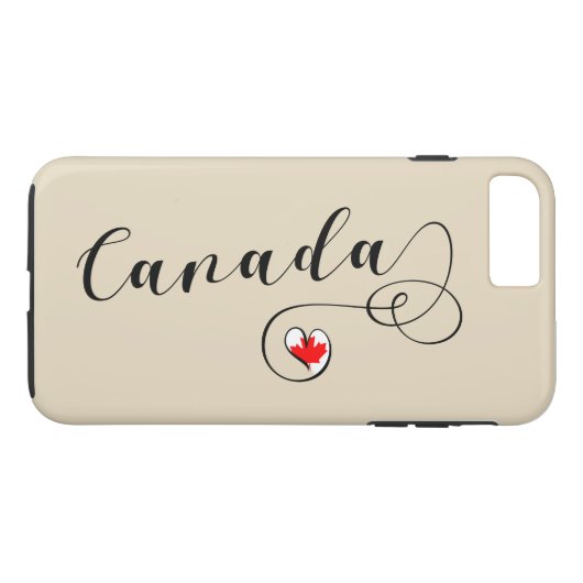 Coques Case-Mate iPhone Boîtier de téléphone cellulaire de Heart Canada, D (Dos (Horizontal))