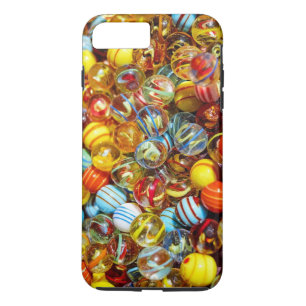 Coque iPhone 8 Plus/7 Plus Boîtier de téléphone cellulaire en marbre de verre