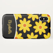 Coques Case-Mate iPhone Boîtier de téléphone cellulaire Fleur Jaune (Dos (Horizontal))