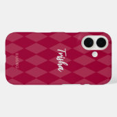 Coques Case-Mate iPhone Boîtier de téléphone cellulaire HAMbyWG - Jacquard (Verso (horizontal))
