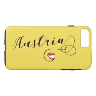 Coque iPhone 7 Plus Boîtier de téléphone cellulaire Heart Austria, Dra