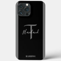 Boîtier de téléphone cellulaire monogramme HAMbyWG
