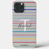 Boîtier de téléphone cellulaire monogramme HAMbyWG